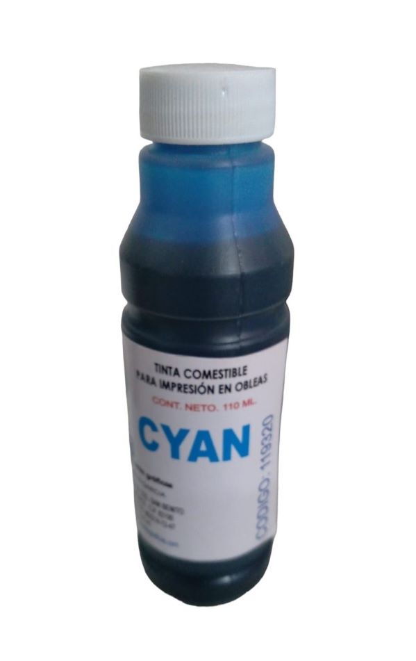 TINTA COMESTIBLE 100 ML CYAN