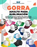 GORRA TIPO TRUCKER PARA SUBLIMACION COLORES VARIOS