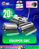 FERIA DEL CAPITAN 2026 DESCUENTOS DEL 20% ENGARGOLADORAS GBC DEL 15 AL 31 DE JULIO 2026 O AL AGOTAR EXISTENCIAS