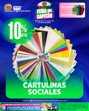 FERIA DEL CAPITAN 2026 OFRECE 10% DE DESCUENTO EN TODAS LAS CARTULINAS SOCIALES DEL 15 AL 31 DE JULIO DE 2026 O AL AGOTAR EXISTENCIAS
