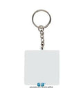 LLAVERO MDF VARIAS FORMAS, COLOR BLANCO