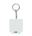 LLAVERO MDF VARIAS FORMAS, COLOR BLANCO