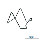 PORTA PLATO O PORTA AZULEJO DE ALAMBRE