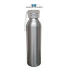 BOTELLA DE ALUMINIO PLATA PORTABLE DE 650 ML COLORES