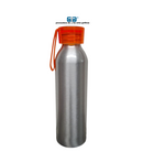BOTELLA DE ALUMINIO PLATA PORTABLE DE 650 ML COLORES