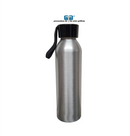 BOTELLA DE ALUMINIO PLATA PORTABLE DE 650 ML COLORES