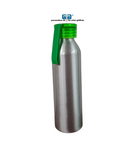 BOTELLA DE ALUMINIO PLATA PORTABLE DE 650 ML COLORES