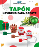 VASO NAVIDEÑO CON TAPA Y POPOTE EN 6 MODELOS 2025.   YA LLEGARON LOS 2025