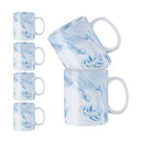 TAZA MARMOLEADA AZUL 11 OZ