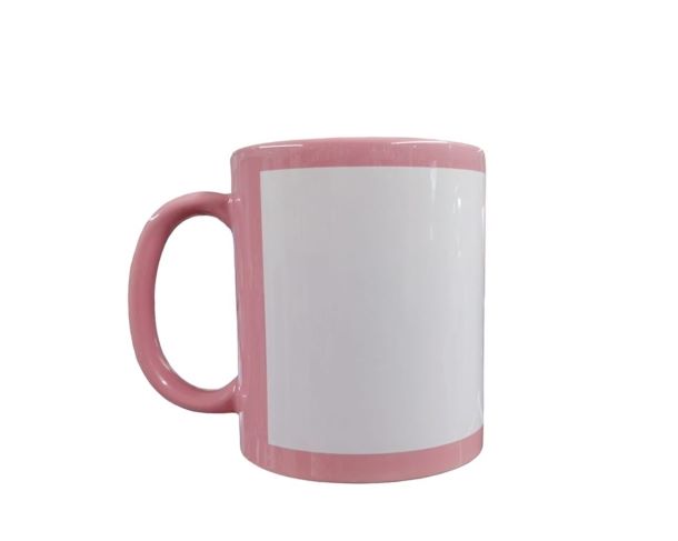 TAZA ROSA CON VENTANA 11 OZ