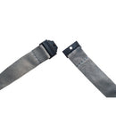 CORDON PLANO P/GAFETE GRIS CON BROCHE DE SEGURIDAD PZA.