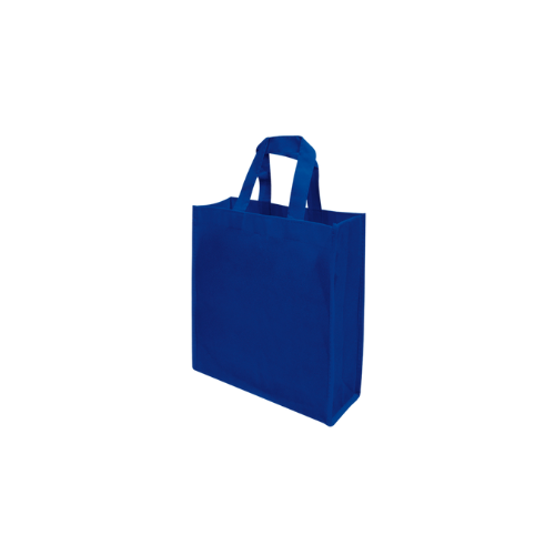 ECO BOLSA 40X30X15 CON FUELLE AZUL REY