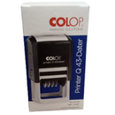 FECHADOR  COLOP Q 43 MEDIDA 43 X 43 MM	TINTA NEGRO	AUTOENTINTABLE