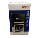 FECHADOR  COLOP  S 260 MEDIDA 24 X 45 MM	TINTA NEGRO	AUTOENTINTABLE