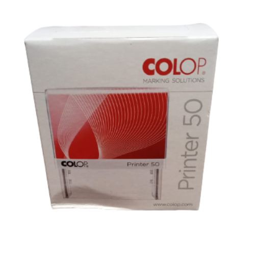 SELLO COLOP PRINTER 50  MEDIDA 30 X 69 MM TINTA NEGRO AUTOENTINTABLE