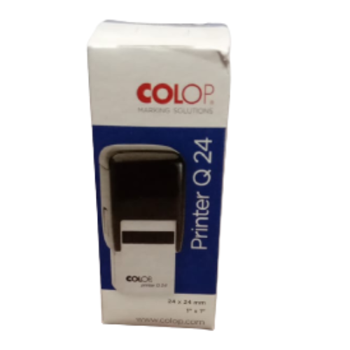 SELLO COLOP	Q 24  MEDIDAS  24 X 24 MM	TINTA NEGRO	AUTOENTINTABLE