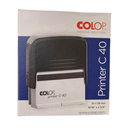 SELLO COLOP	C 40	 MEDIDA 23 X 59 MM TINTA	NEGRO	AUTOENTINTABLE