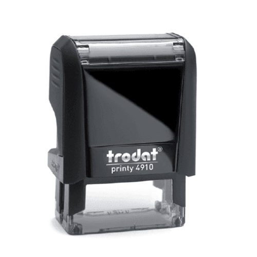 SELLO	TRODAT		4910	MEDIDA	26 X 9 MM	TINTA	NEGRO		AUTOENTINTABLE