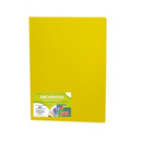 PASTA O CUBIERTA PARA ENGARGOLAR, ENCUADERNAR, EMPASTAR	ENCOPASTAS	COLOR 	AMARILLO SOLIDO	TAMAÑO	CARTA	CON 50 PIEZAS