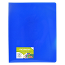 PASTA O CUBIERTA PARA ENGARGOLAR, ENCUADERNAR, EMPASTAR	ENCOPASTAS	COLOR 	AZUL TRANSPARENTE RAYADO	TAMAÑO	CARTA	CON 50 PIEZAS