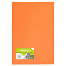 PASTA O CUBIERTA PARA ENGARGOLAR, ENCUADERNAR, EMPASTAR	ENCOPASTAS	COLOR 	NARANJA FLUORESCENTE TRANSPARENTE RAYADO	TAMAÑO	CARTA	CON 50 PIEZAS