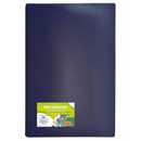 PASTA O CUBIERTA PARA ENGARGOLAR, ENCUADERNAR, EMPASTAR	ENCOPASTAS	COLOR 	AZUL TRANSPARENTE RAYADO	TAMAÑO	OFICIO	CON 50 PIEZAS