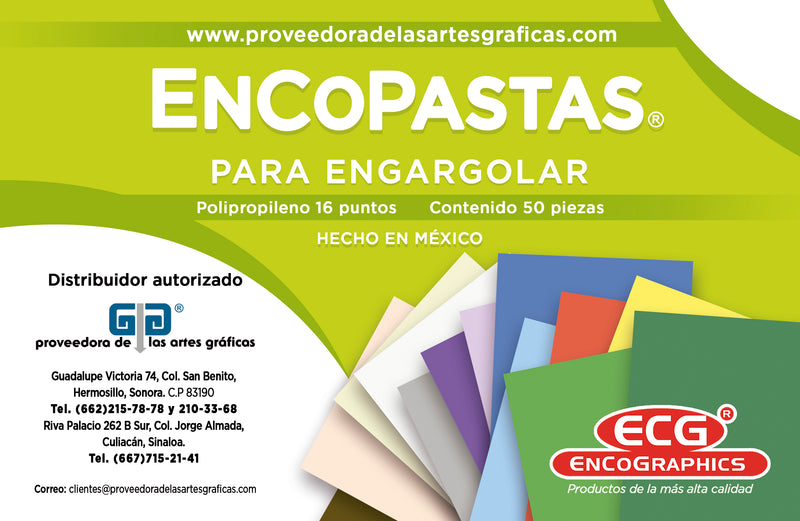 PASTA O CUBIERTA PARA ENGARGOLAR, ENCUADERNAR, EMPASTAR	ENCOPASTAS	COLOR 	NEGRO SOLIDO	TAMAÑO	CARTA	CON 50 PIEZAS