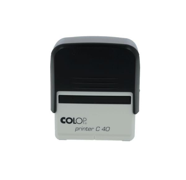 SELLO COLOP	C 40	 MEDIDA 23 X 59 MM TINTA	NEGRO	AUTOENTINTABLE