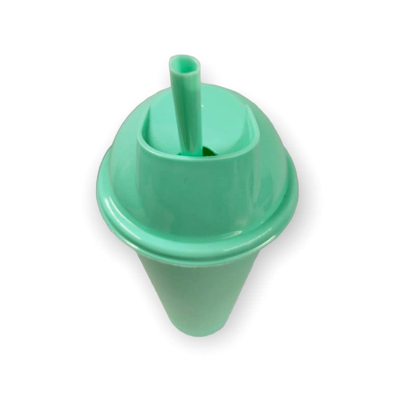 VASO LIBE 24 OZ MENTA TAPA PLANA Y POPOTE