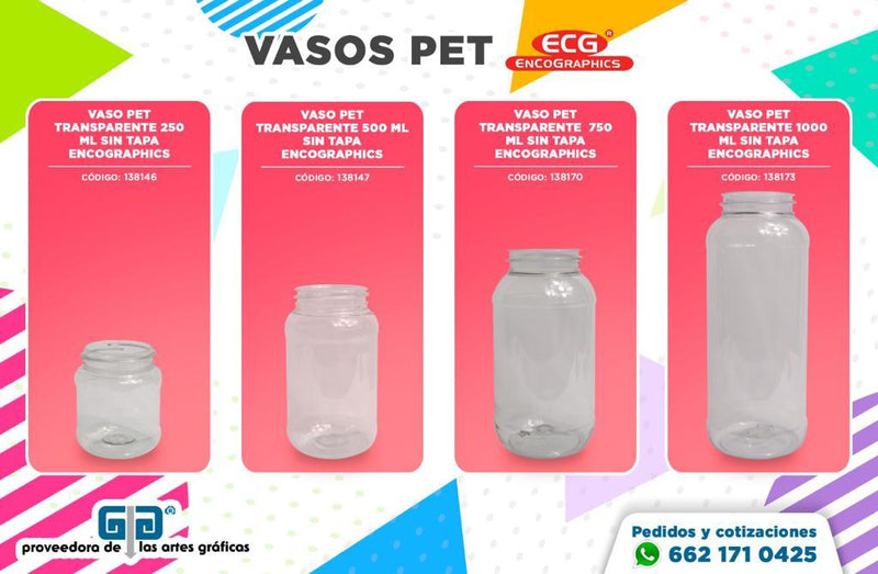 Botella Reutilizable PET 500 ml con tapón (unidad)