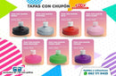 TAPA CON CHUPON VARIEDAD DE COLORES ENCOGRAPHICS
