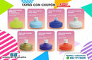 TAPA CON CHUPON VARIEDAD DE COLORES ENCOGRAPHICS