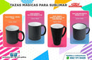 TAZA MAGICA NEGRA 11 OZ PARA SUBLIMAR 325 ML SUBLIMACION ENCOGRAPHICS
