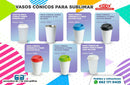 VASO CONICO CERAMICA CON TAPA SILICON ROJO 17 OZ O 500 ML PARA SUBLIMAR SUBLIMACION ENCOGRAPHICS