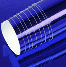 VINIL PARA CORTE AUTOADHERIBLE ADHESIVO AZUL METALICO  ECG 51.0 CMS X 1 MT