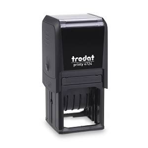 FECHADOR	TRODAT		4724	MEDIDA	40 X 40 MM	TINTA	NEGRO		AUTOENTINTABLE