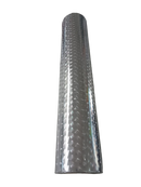 VINIL TEXTIL  STRECH MOSAICO 3D PLATA	50  CMS  X 1.0  MT.