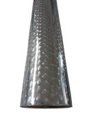 VINIL TEXTIL  STRECH MOSAICO 3D PLATA	50  CMS  X 1.0  MT.