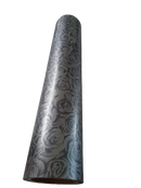 VINIL TEXTIL PARA DETALLE APERLADO DECORADO  ROSA / PLATA 50  CMS  X 1.0  MT.