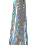 VINIL TEXTIL  STRECH CUBO EXPECTRO PLATA  50  CMS  X 1.0  MT.