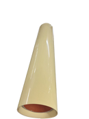 VINIL TEXTIL  PVC MATE PASTEL AMARILLO CLARO 50  CMS  X 1.0  MT.