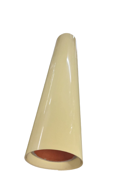 VINIL TEXTIL  PVC MATE PASTEL AMARILLO CLARO 50  CMS  X 1.0  MT.