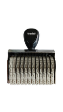 NUMERADOR TRODAT	DE PUÑO 12 DIGITOS 15912 MEDIDA	9 MM SIN TINTA