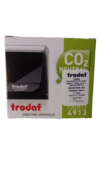 SELLO	TRODAT		4913	MEDIDA	58 X 22 MM	TINTA	NEGRO		AUTOENTINTABLE